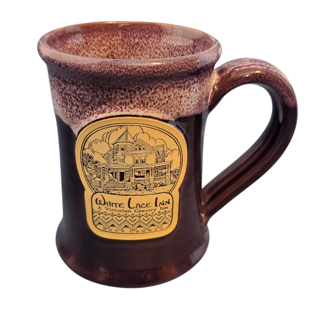 Deneen Pottery Handmade 2020 Mug from White Lace Inn, Door County